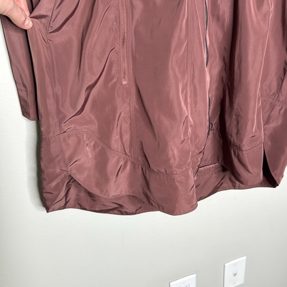 Athleta Drip Drop Rain Jacket in Mauve Brown Size XL Tall NWT - Picture 6 of 13